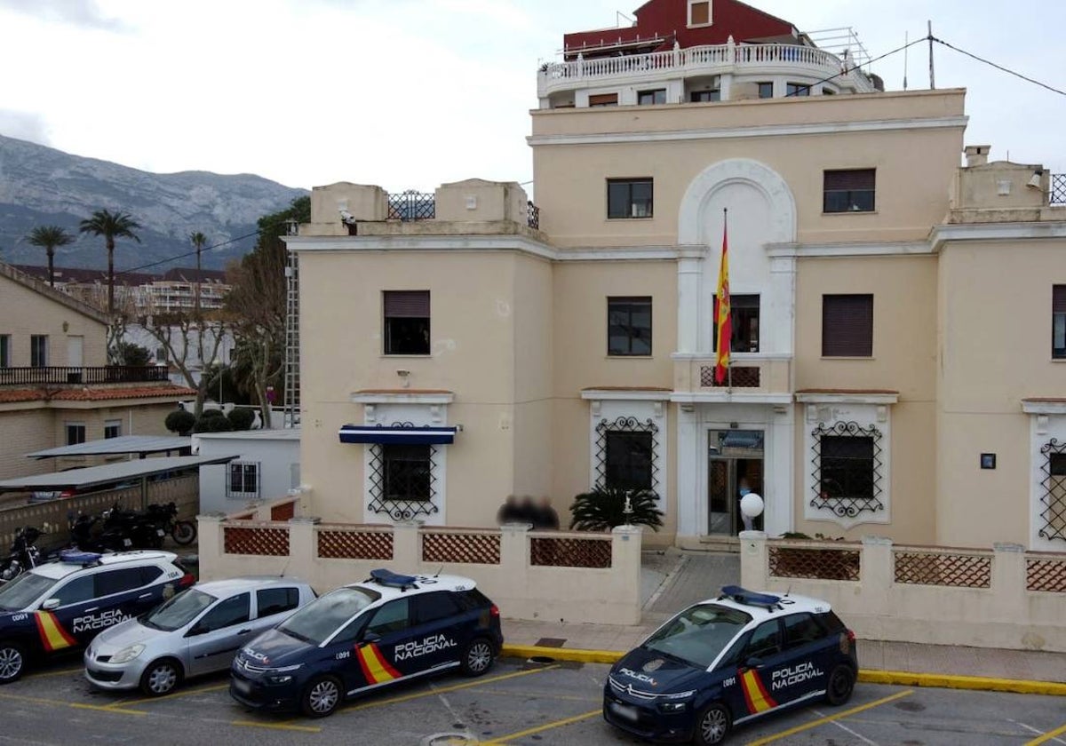 La comisaría de la Policía Nacional en Dénia.