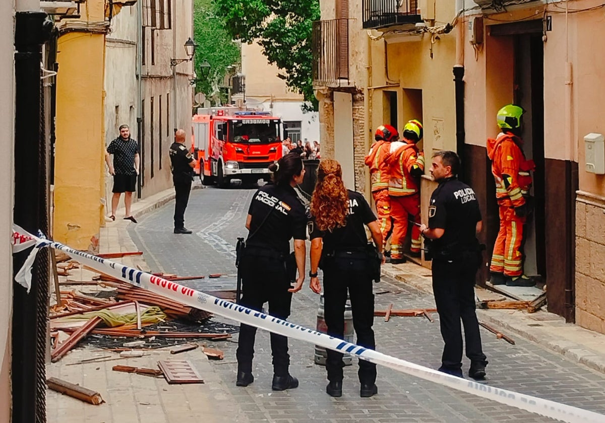 Así ha sido la explosión de gas en Xátiva
