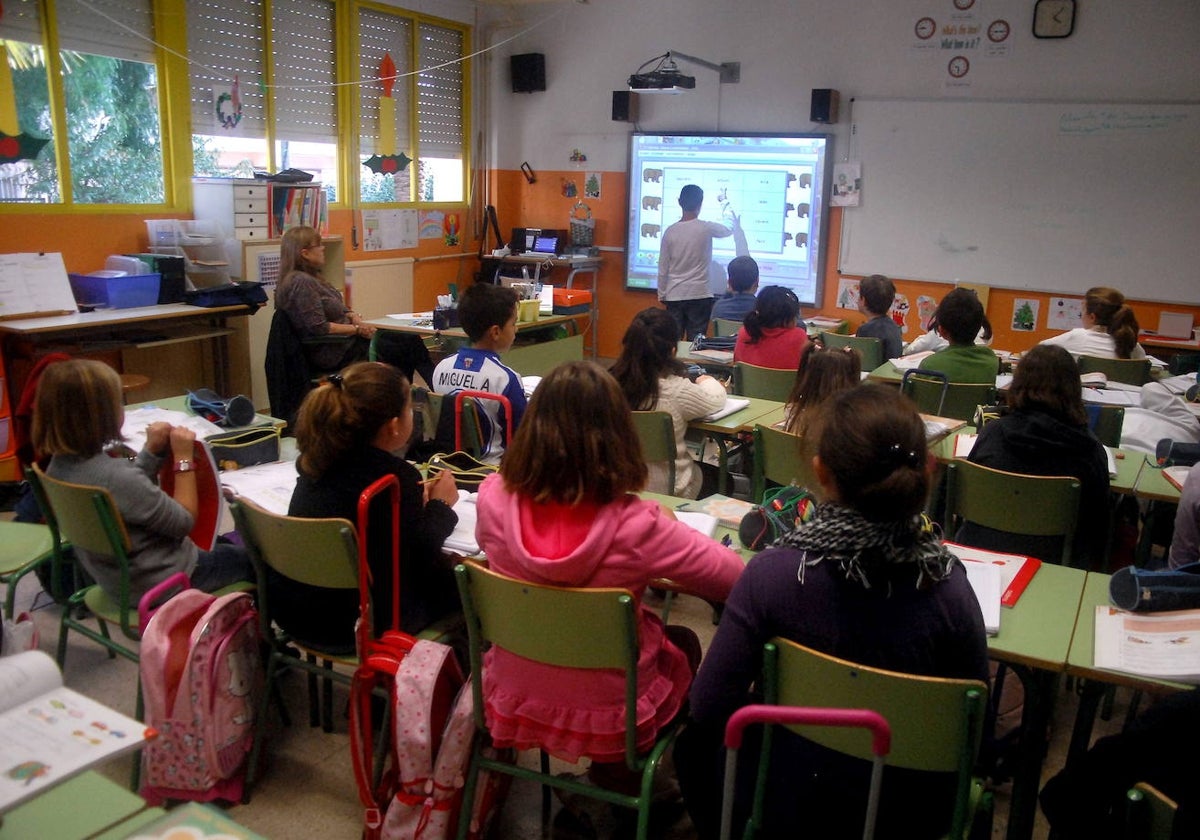 Aula de un colegio.