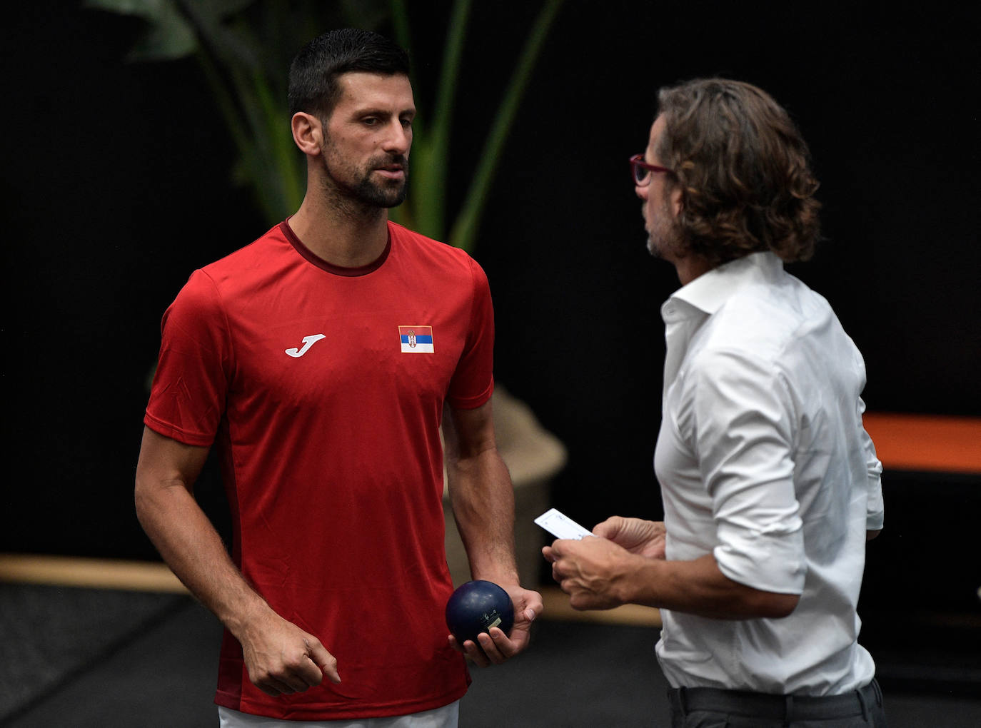 Djokovic se entrena en Valencia