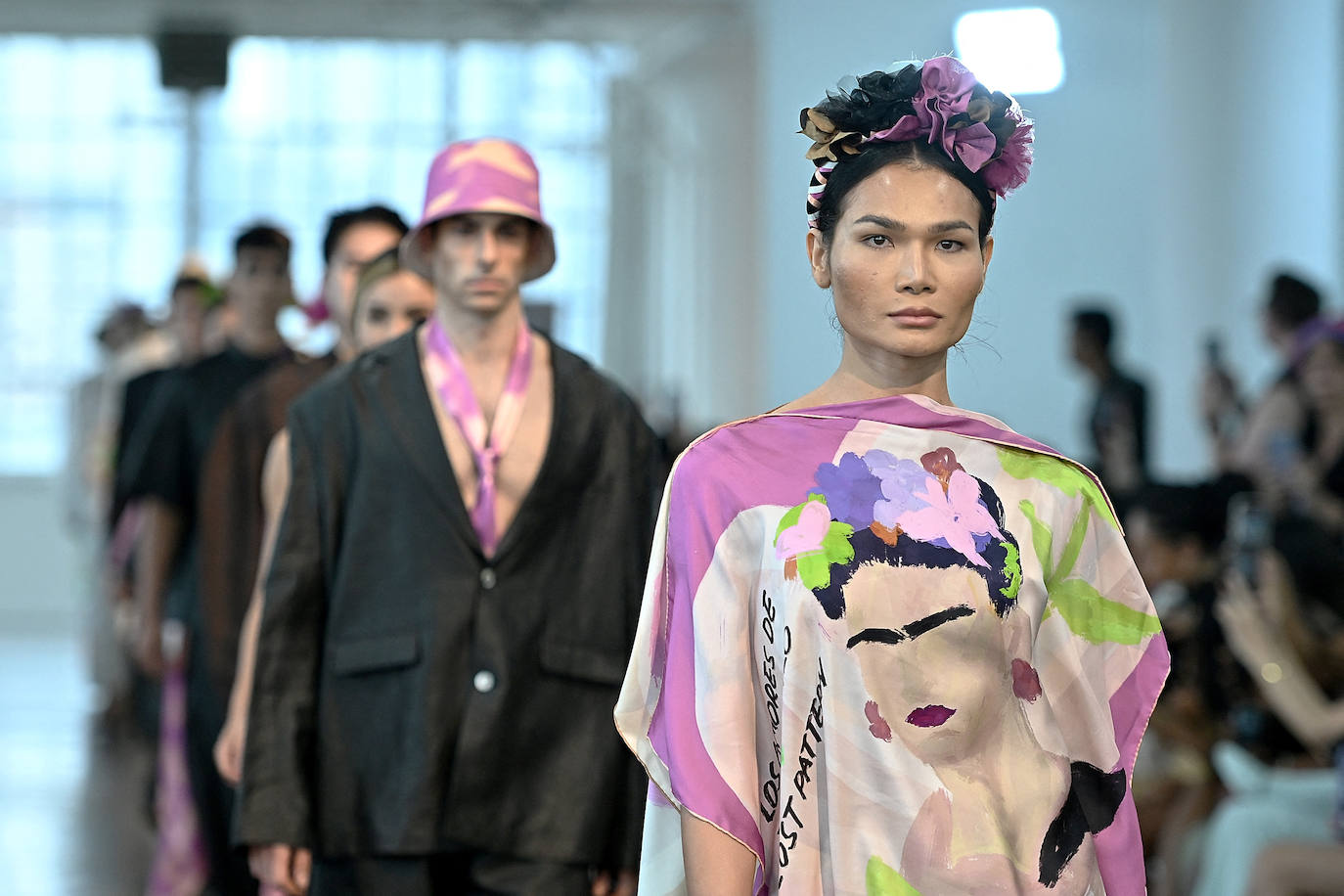 Diseños de Lost Pattern x Frida en la New York Fashion Week 2023