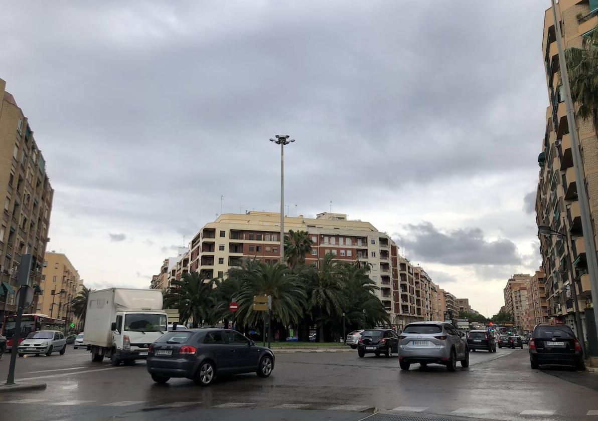 Lluvias en la ciudad de Valencia.