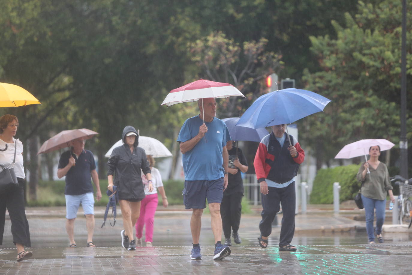 Las fuertes lluvias vuelven a la Comunitat