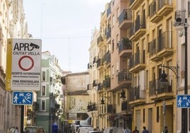 Zona vigilada por cámaras en Ciutat Vella.