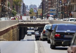 Túnel de la avenida Pérez Galdós de Valencia.