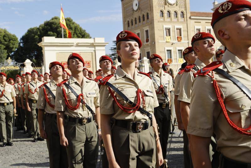 La Princesa Leonor vive un día clave en la Academia Militar con la entrega de sables