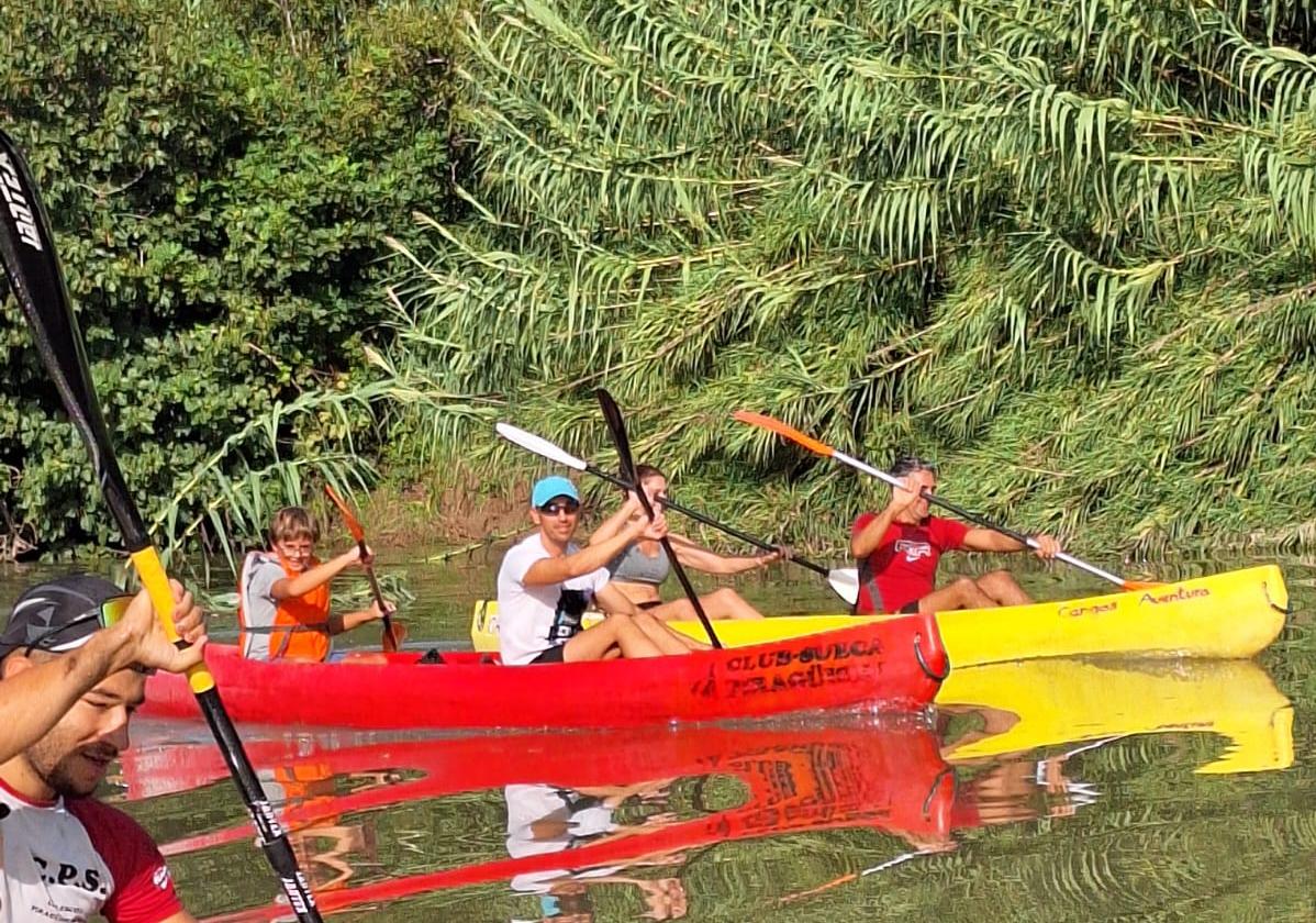 Participantes en la prueba en Sueca.