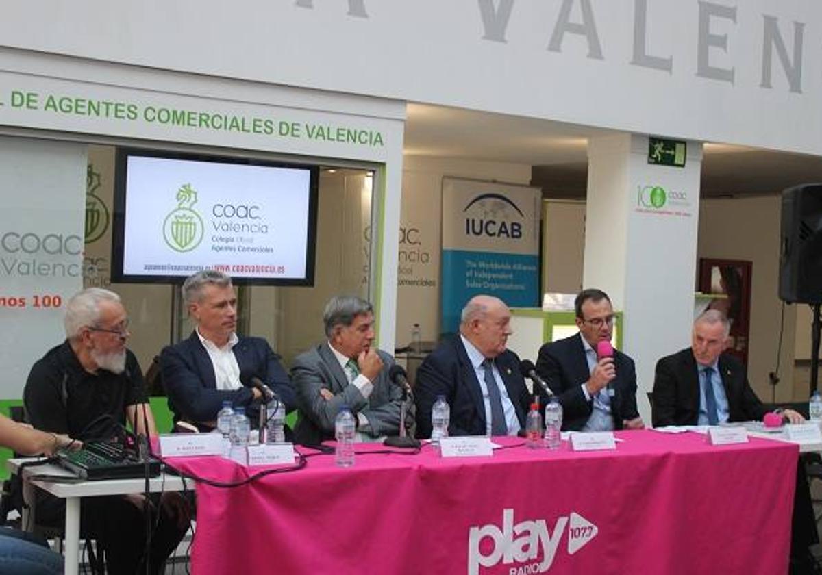 De izda. a dcha.: Pepe Cosín, Daniel Marco, Rafael Bonmatí, Carlos Requena, Rafael Hierro y Alberto González