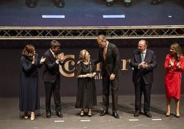 El Rey, llegando a la Noche de la Economía Valenciana 2023.