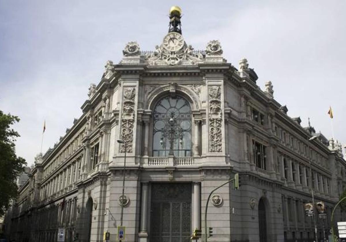 Fachada del Banco de España.