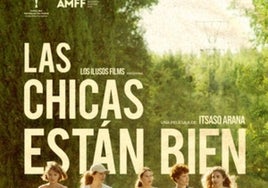 Detalle del cartel de la película 'Las chicas están bien'.