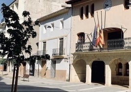 Fachada del Ayuntamiento de Vallada.