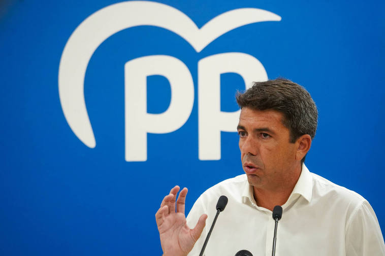 El líder del PPCV, Carlos Mazón