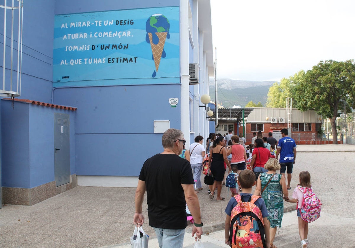 El colegio Les Vessanes de Dénia.