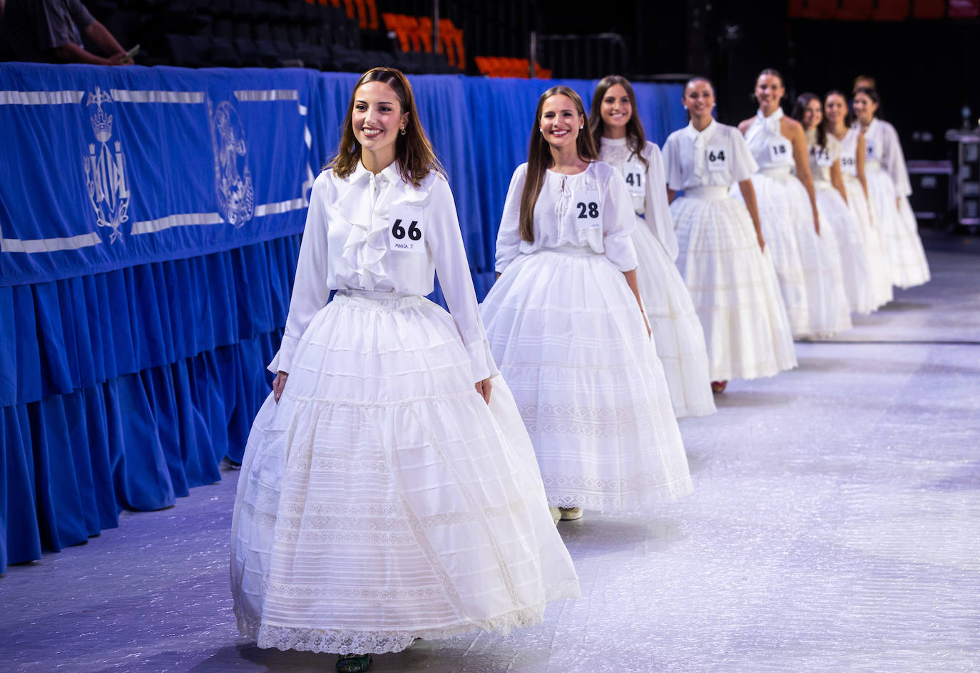 Último ensayo antes de conocer a la corte de honor de las Fallas 2024