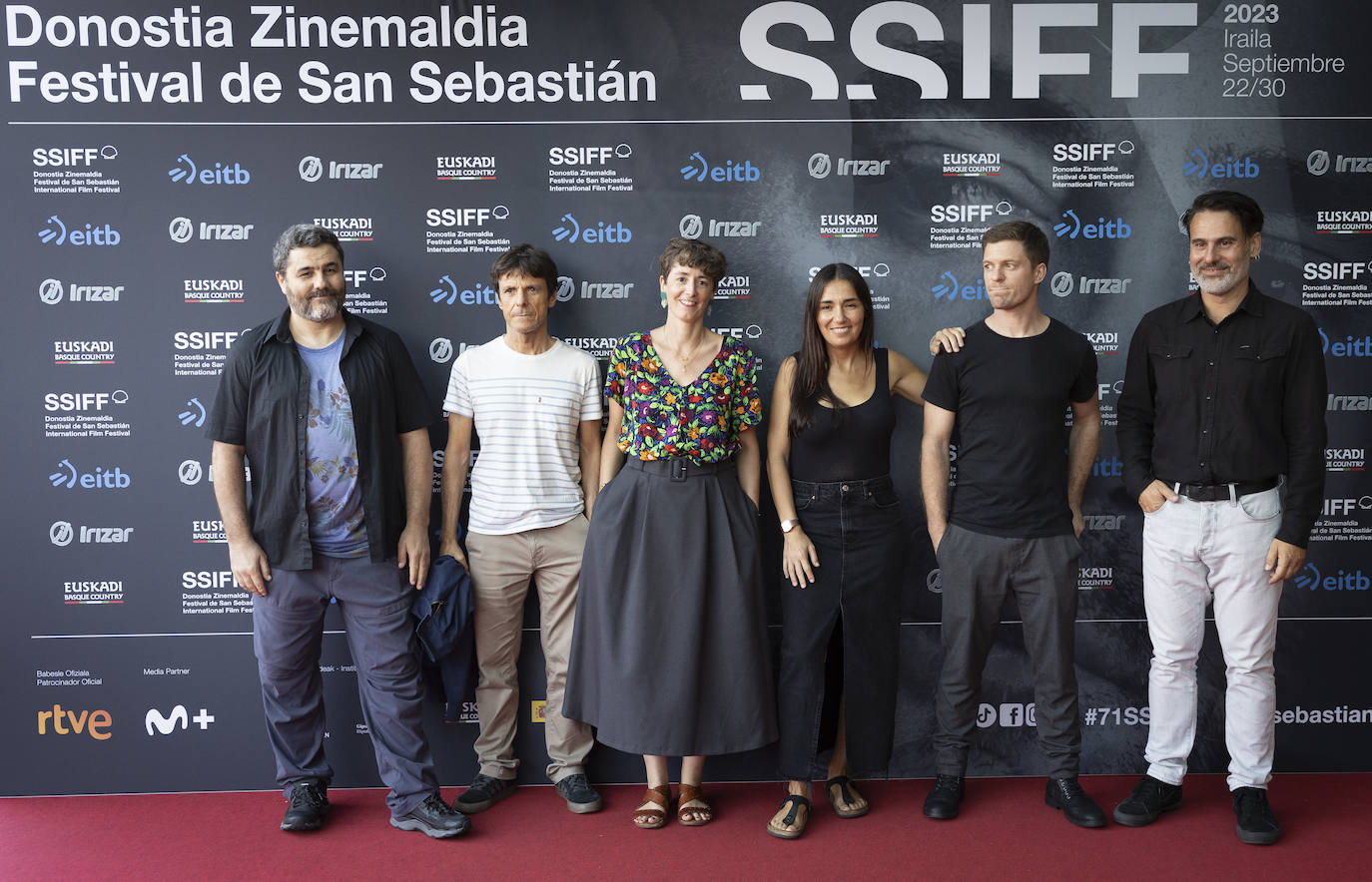 Equipo de la película Bizkarsoro' (EFE).