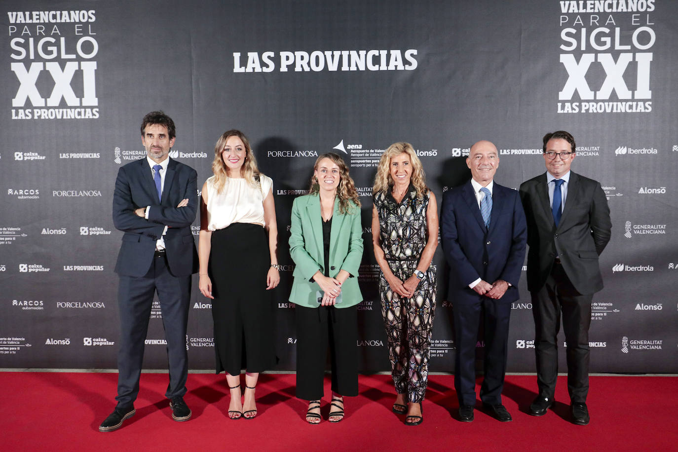 Los concejales del PP en el Ayuntamiento de Valencia José Luis Moreno, Rocío Gil, Julia Climent, Marta Torrado, Jesús Carbonell y Juan Giner