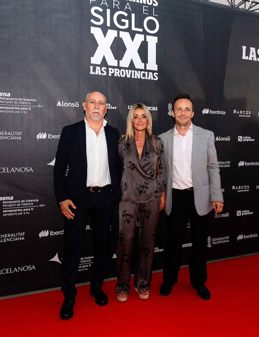 José Herrera, presidente de CSIF Justicia Valencia, Ana Márquez, vicepresidenta autonómica de CSIF y Héctor González, de comunicación.