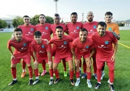 Un once inicial de la UD Calpe de esta temporada.