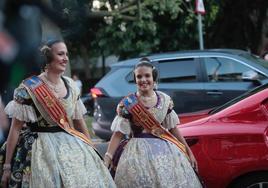 Laura Mengo y Paula Nieto poco antes de comenzar la gala.