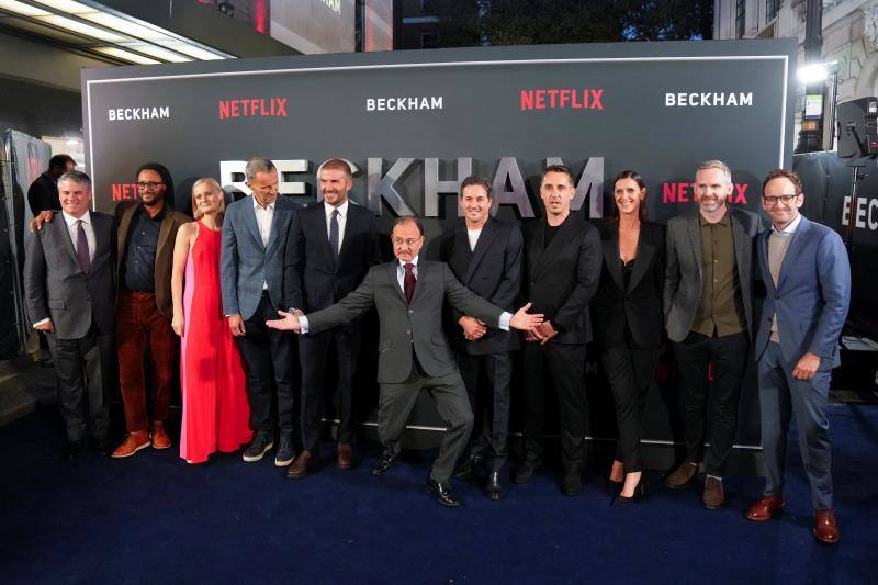 David y Victoria Beckham, de gala en el estreno de su nueva serie de Netflix