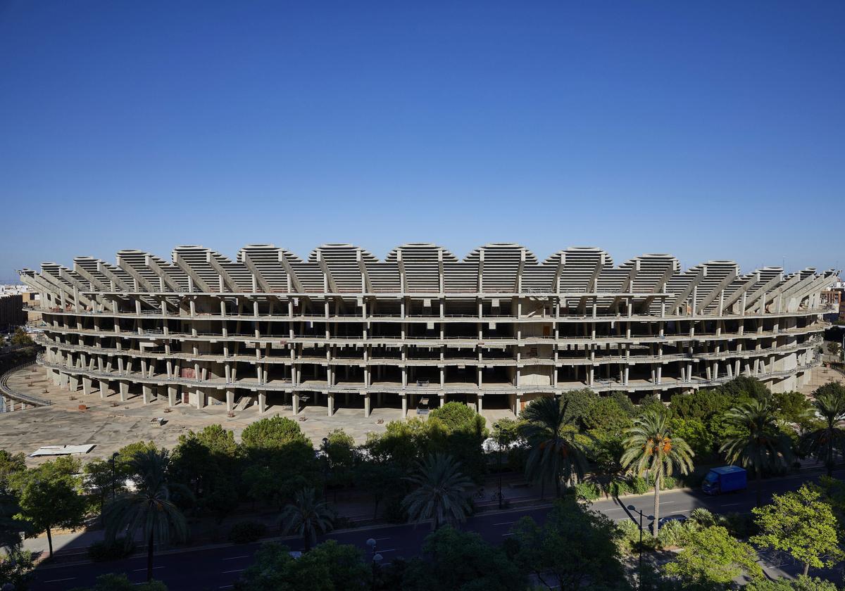 Aspecto actual del Nuevo Mestalla.