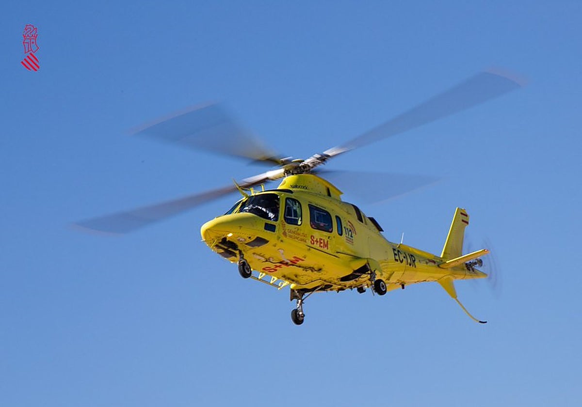 Helicóptero de Emergencias de la Generalitat.