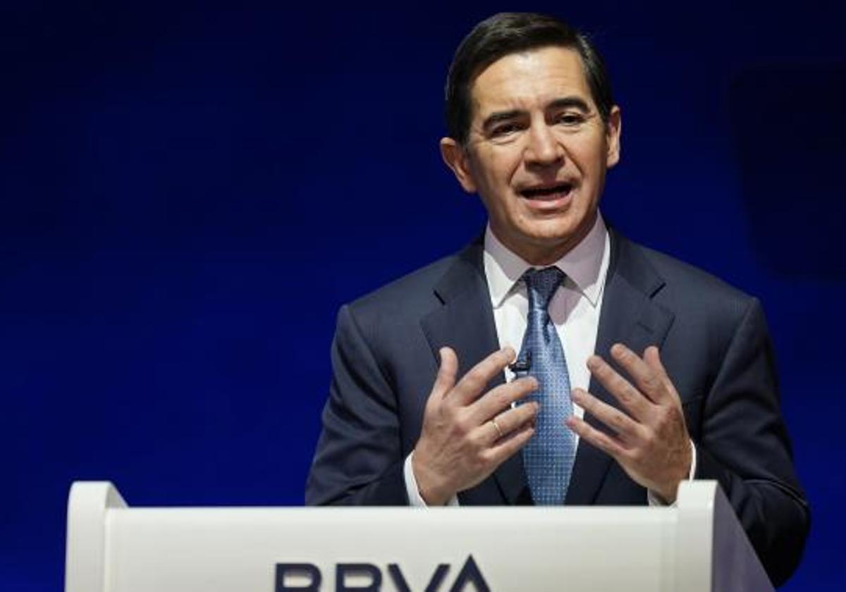 El presidente de BBVA, Carlos Torres, en una imagen de archivo.