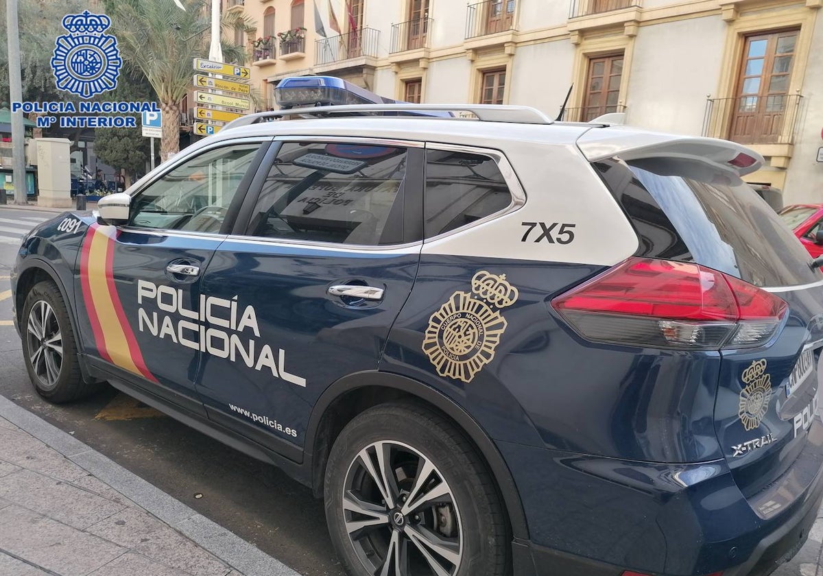 Un coche patrulla en una imagen de recurso.