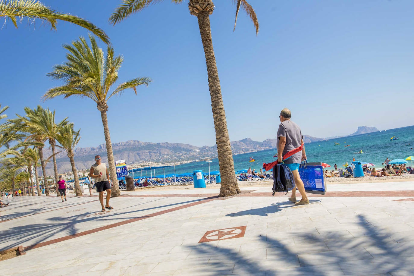 Paseo marítimo de l'Alfàs del Pi.