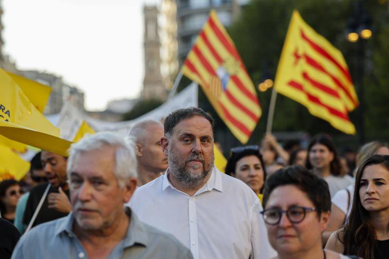 Las imágenes de las manifestaciones del 9 d&#039;Octubre