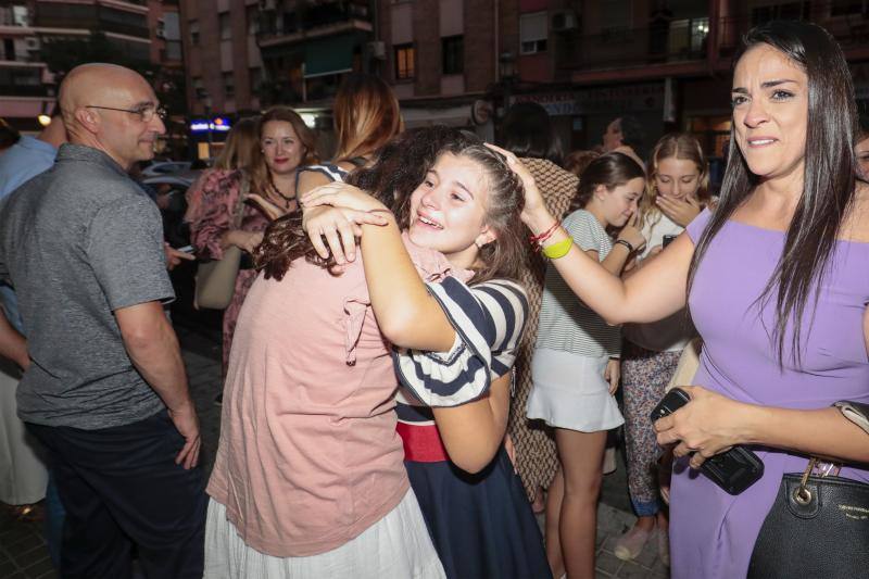 Celebración de las falleras mayores de Valencia 2024