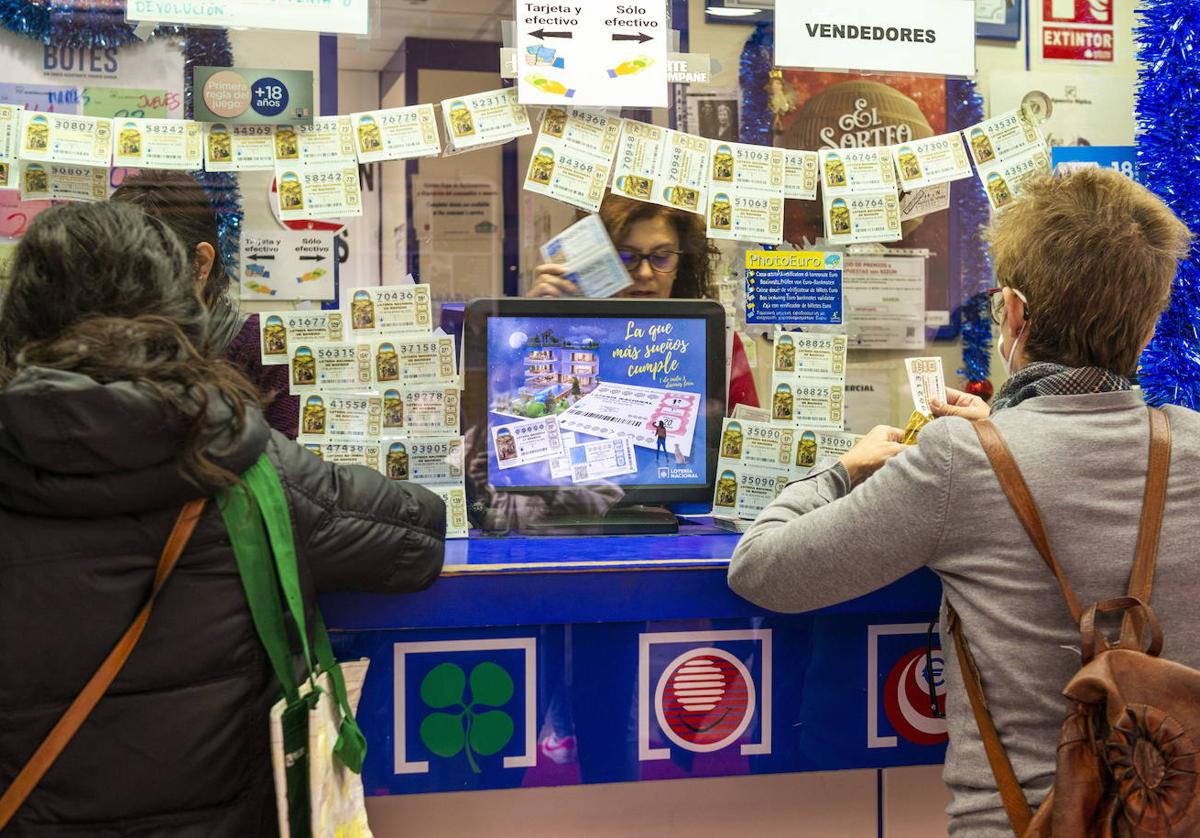 Una administración de lotería.