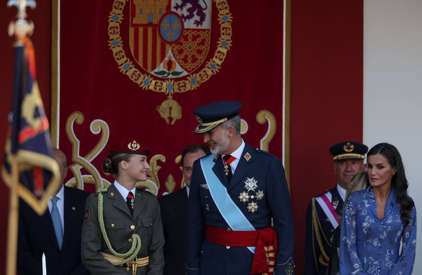 El desfile militar de las Fuerzas Armadas, en imágenes