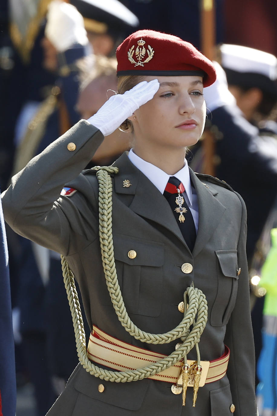 El desfile militar de las Fuerzas Armadas, en imágenes