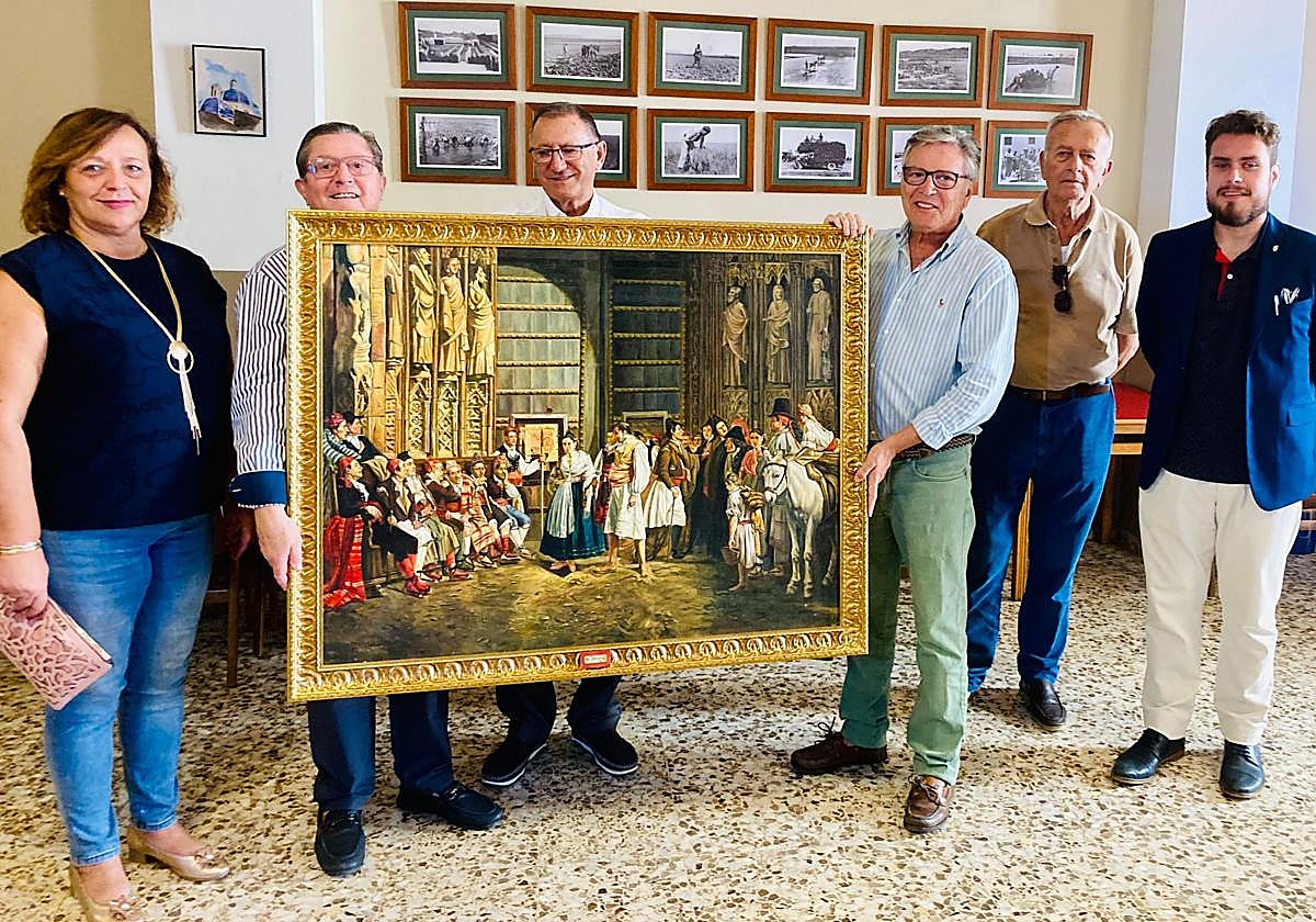 Donación de la obra al Ayuntamiento de Sueca.