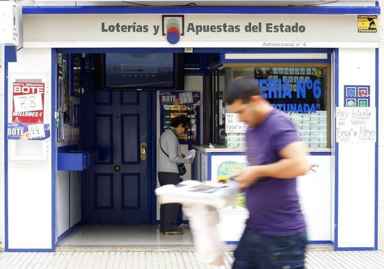 Una administración de lotería.