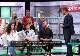 Un fragmento del programa de este sábado.