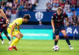 Cantero durante un partido.