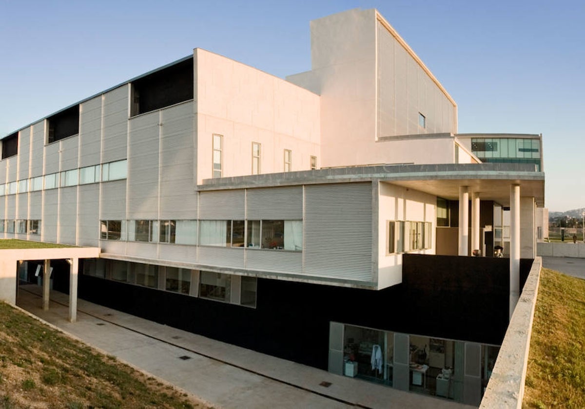 El exterior del Hospital de Dénia, en la zona de Rehabilitación y Oncología.