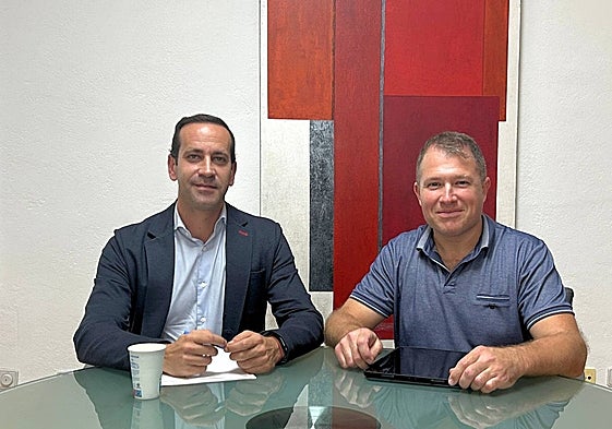 Arturo Poquet y Vicent Ferrer.