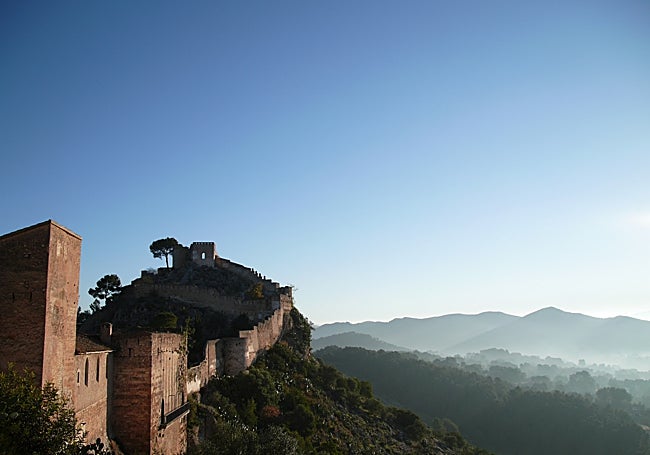 Panorámica del Castillo de Xàtiva.