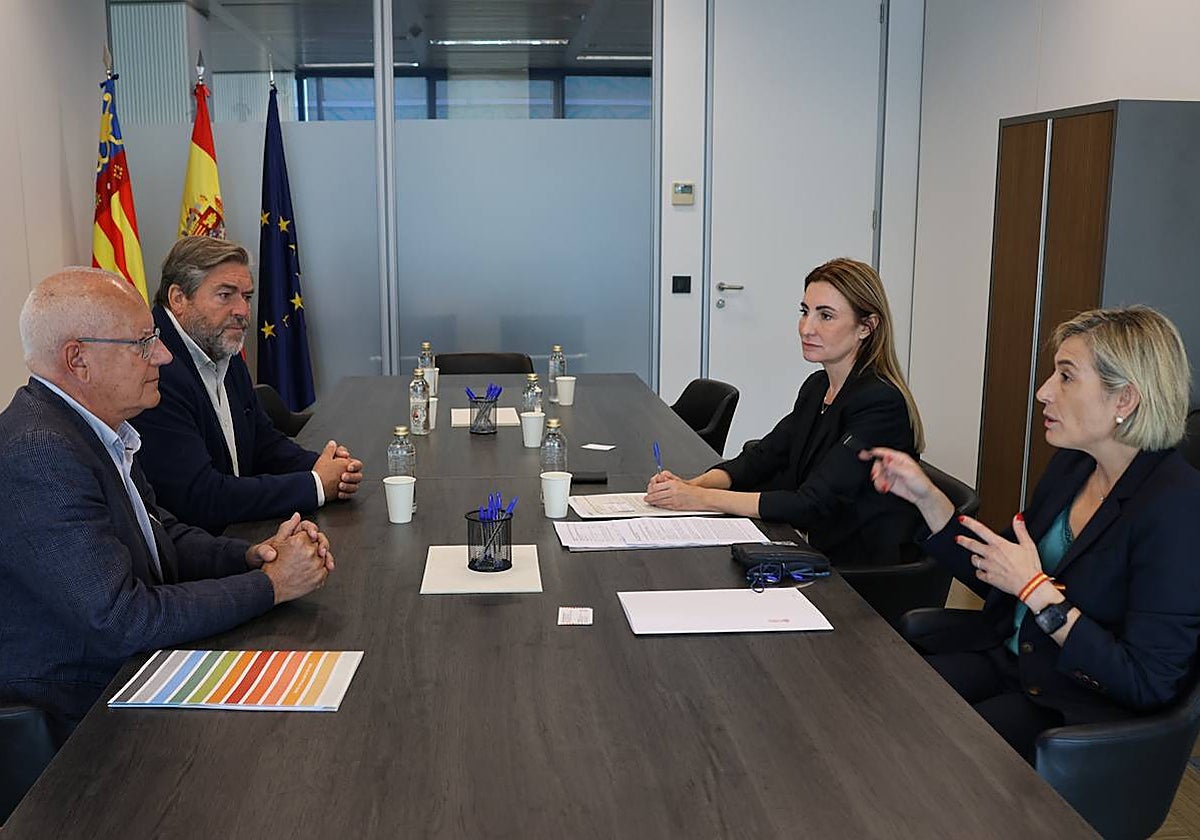 La reunión con la consellera de Justicia.