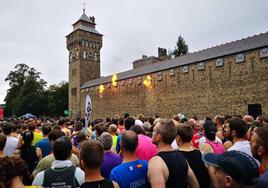 Sálida de la media maratón de Cardiff 2023.