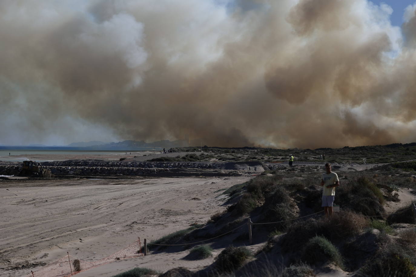 Declarado un nuevo incendio en El Saler, el segundo en menos de 24 horas