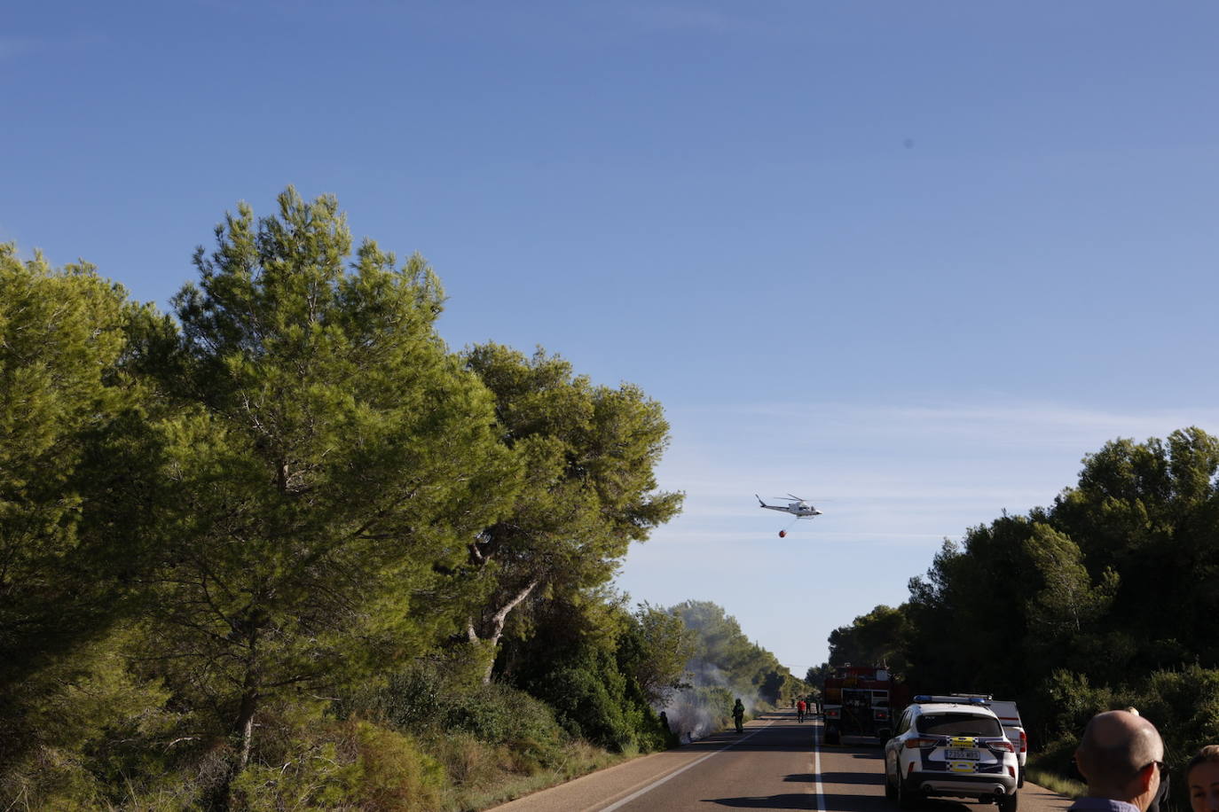 Declarado un nuevo incendio en El Saler, el segundo en menos de 24 horas