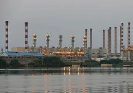 Refinerías de petróleo en Irán.
