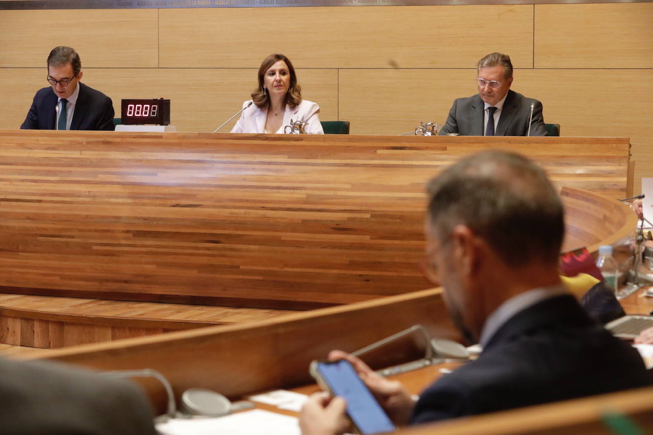 El primer pleno de Valencia tras el pacto PP-Vox en imágenes