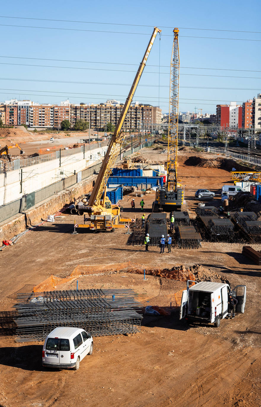 Así van las obras del canal de acceso a Valencia