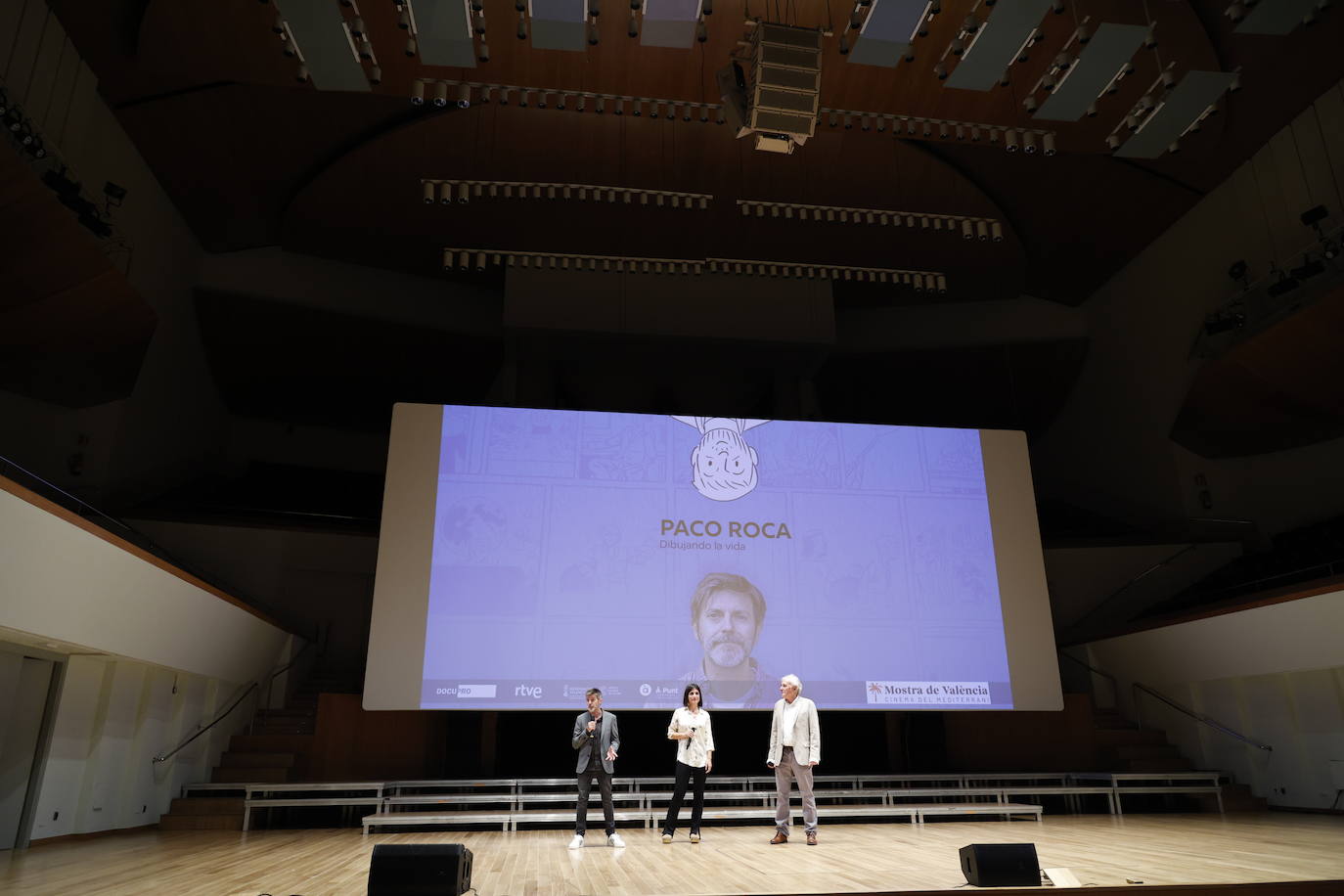 El Palau de la Música extiende la alfombra roja por el documental de Paco Roca